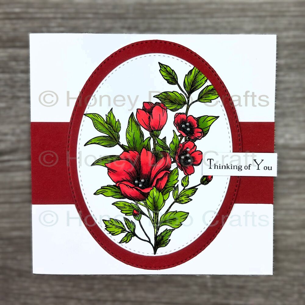 New - Floral Cluster (A6 Stamp)