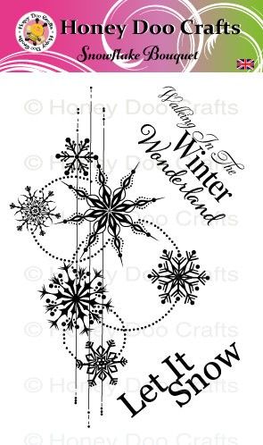New - Snowflake Bouquet  (A6 Stamp)