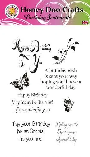 Birthday Sentiments (A6 Stamp)