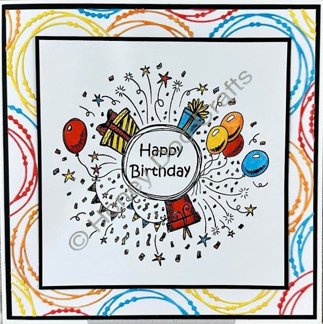 Birthday Wreath (A5 Stamp)
