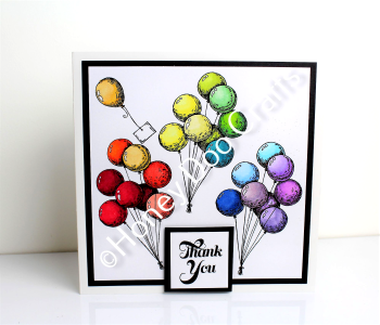 Balloons  (A6 Stamp)