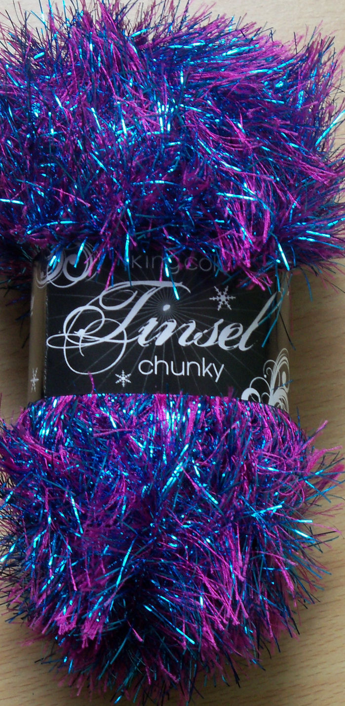 Sparkler Tinsel Chunky Wool