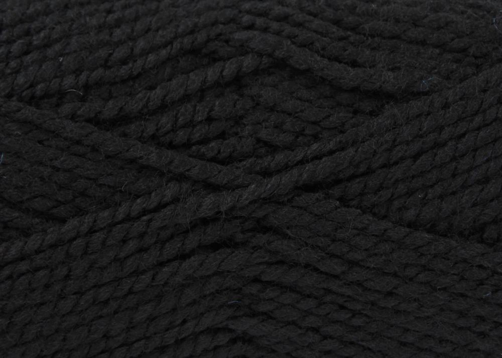 Black Big Value Chunky Wool