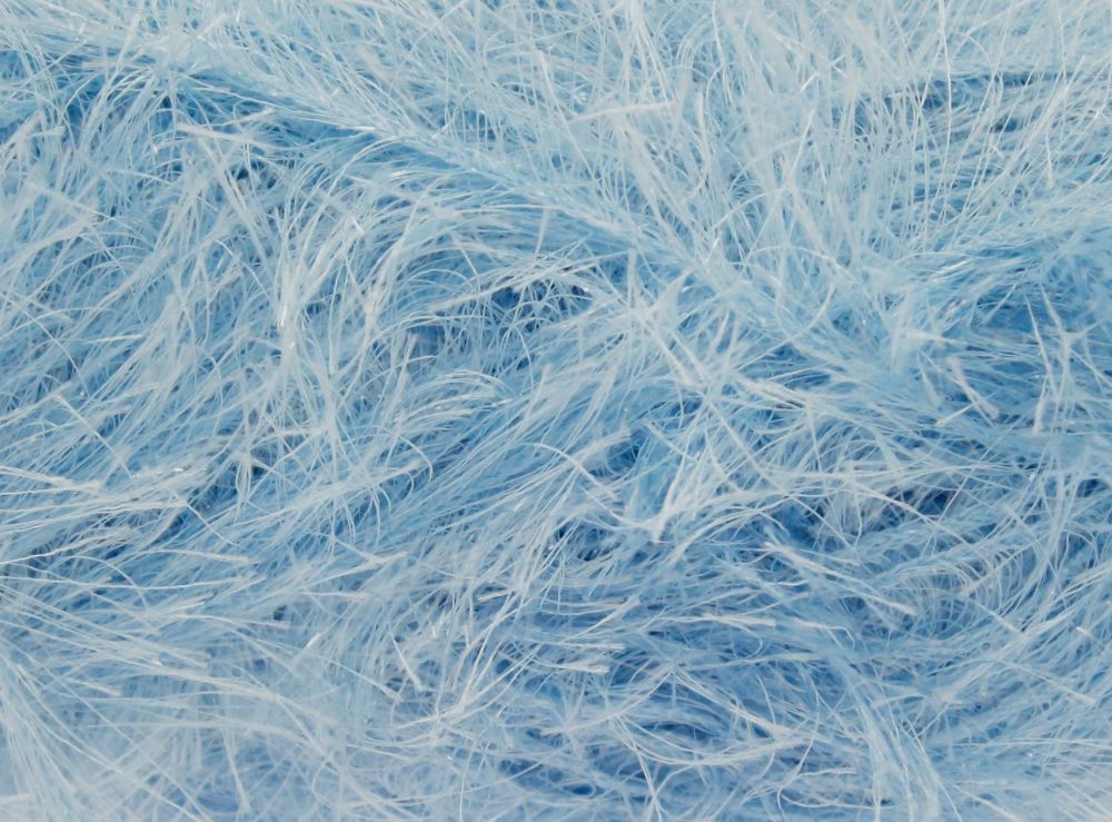 Pale Blue Tinsel Chunky Wool