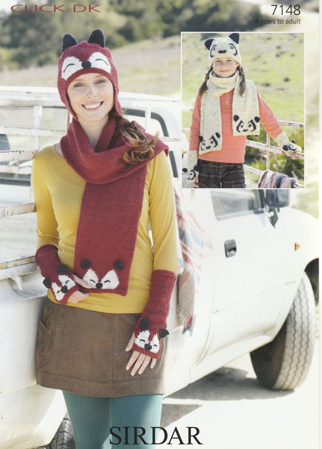 Fox & Panda Hats, Scarves & Gloves