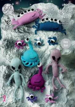 Aliens Knitting Pattern