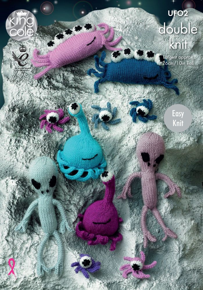 Aliens Knitting Pattern