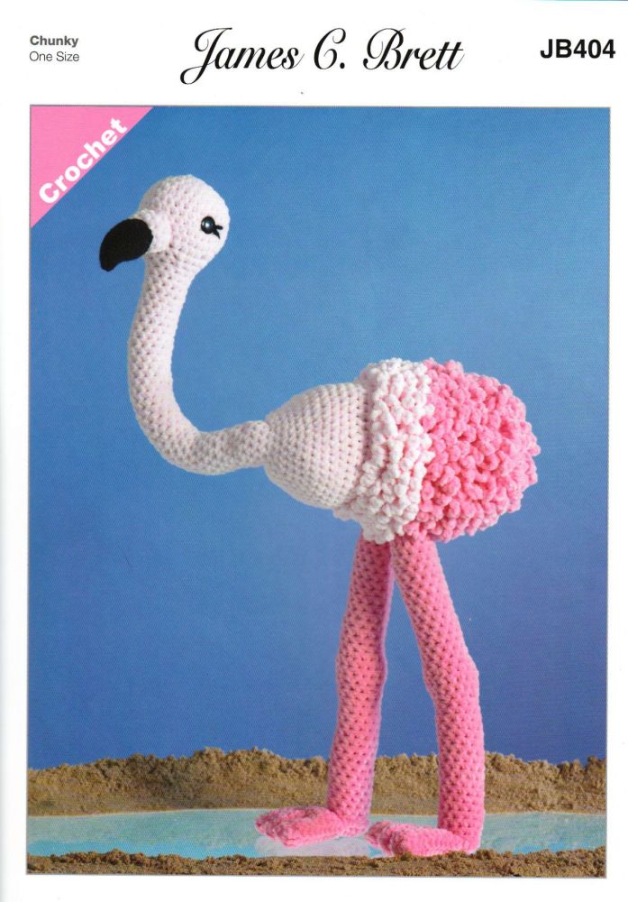 Flo the Flamingo Crochet Pattern