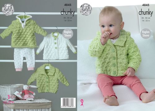 Hoodie, Jacket & Matinee Coat Knitting Pattern