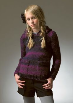 Hooded Sweater Knitting Pattern
