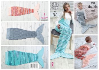 Mermaid Blankets Crochet Pattern