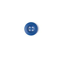 12mm Royal Blue 4 Hole Buttons