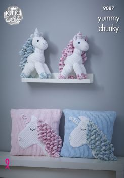 Unicorn & Cushion Knitting Pattern