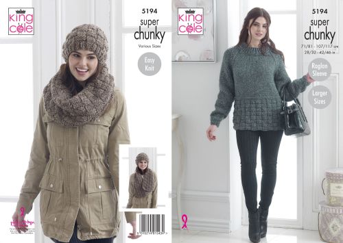 Sweater, Cowl, Scarf & Hat Knitting Pattern