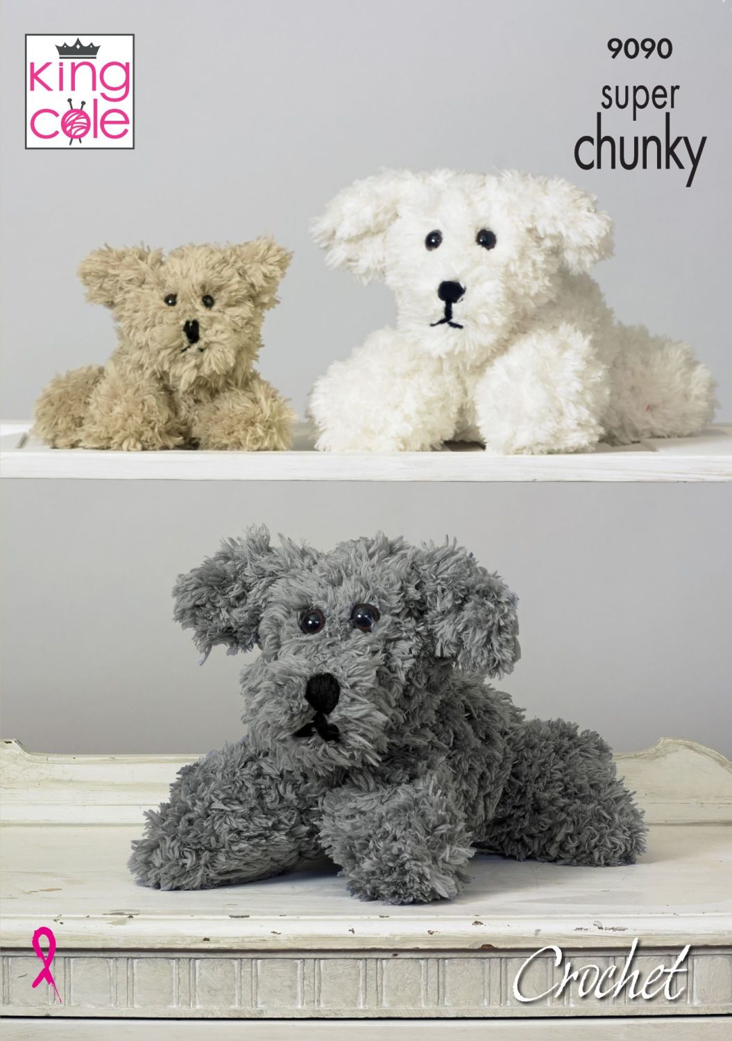 Tufty Dog Family Crochet Pattern