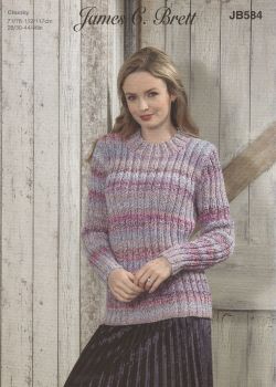 Ribbed Sweater Knitting Pattern
