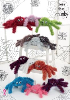 Tinsel Spider Knitting Pattern