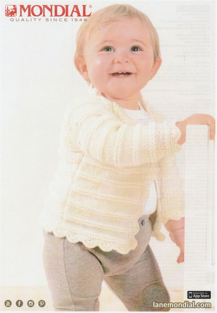Cream Cardigan Knitting & Crochet Pattern