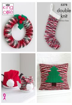 Christmas Glitz Accessories Knitting Pattern