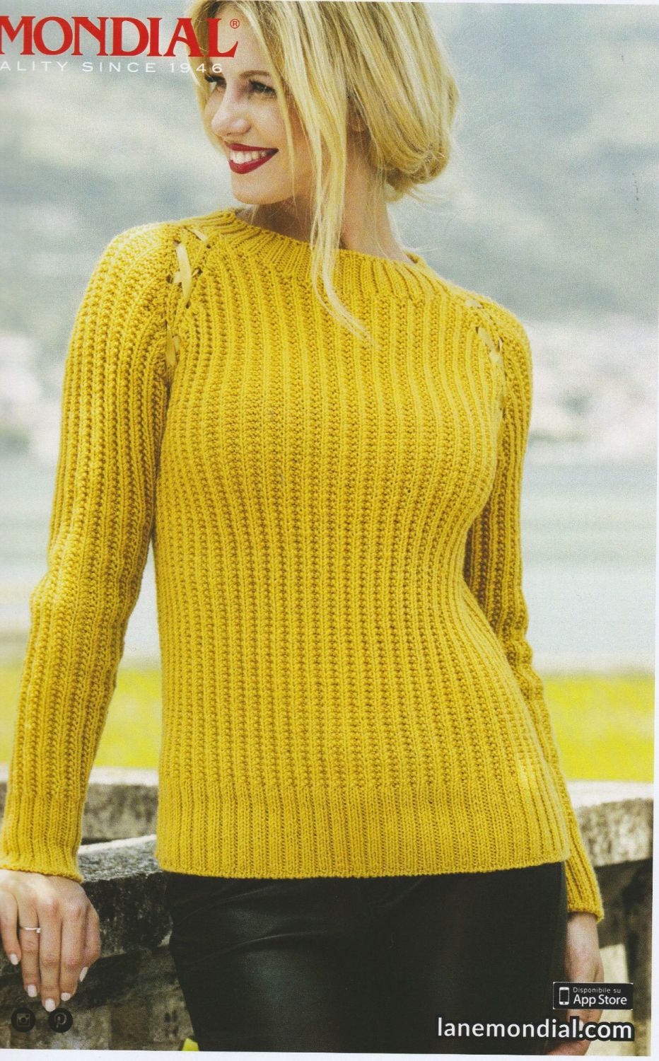 Yellow Ochre Pullover Knitting Pattern