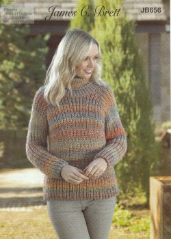 Ribbed Sweaters Knitting Pattern