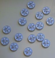 11.5mm Blue Star Buttons