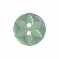 11.5mm Mint Star Buttons