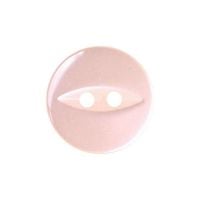 14mm Pink Fisheye Buttons