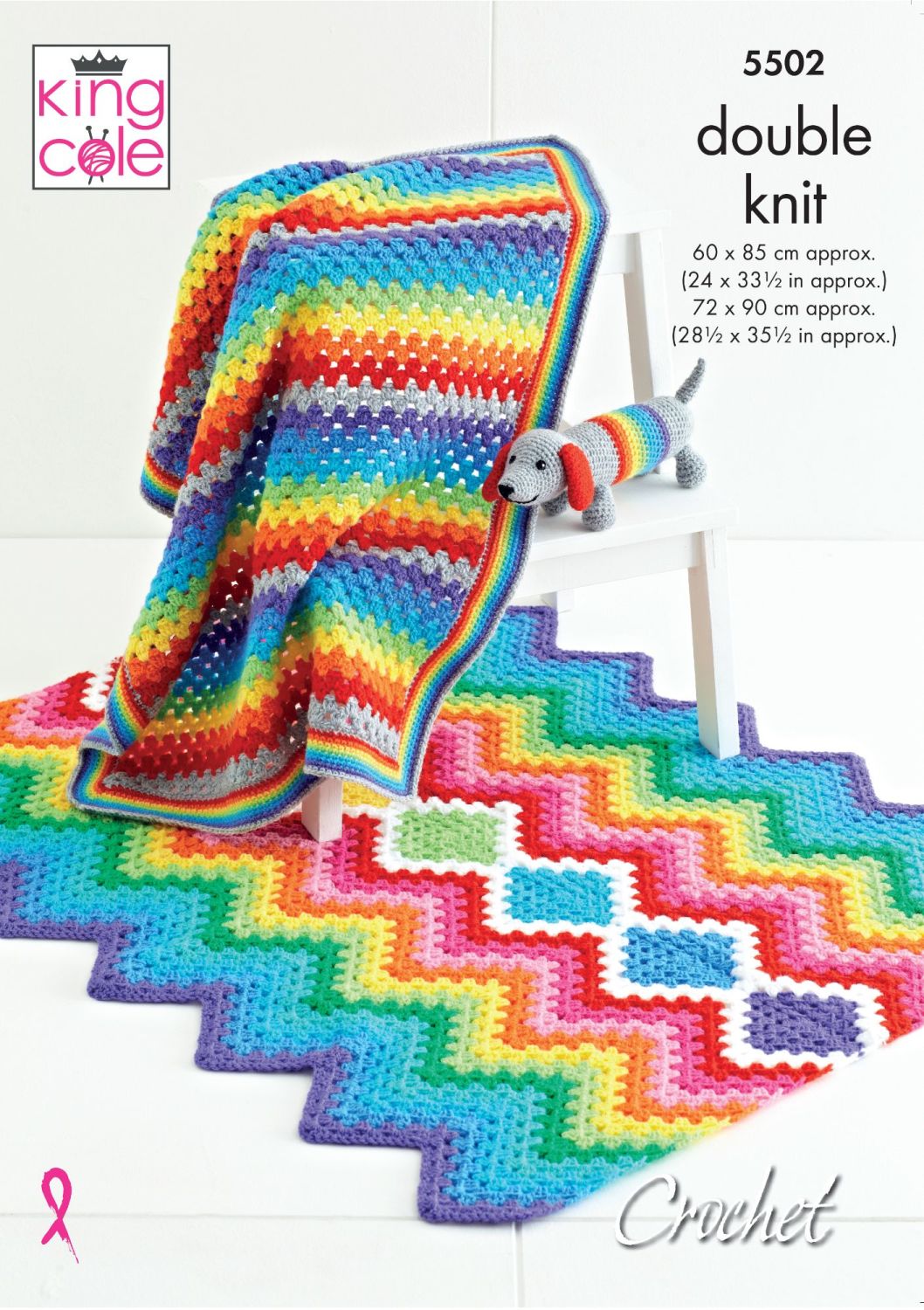 Rainbow Blankets & Toy Crochet Pattern