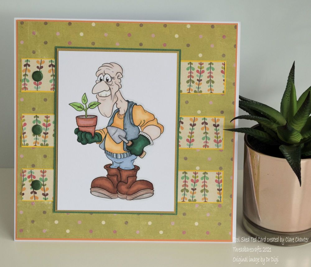 Tool Shed Ted Handmade Card