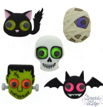 Jeepers Peepers Novelty Buttons