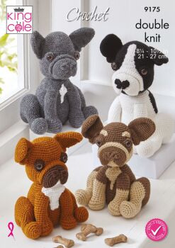 French Bulldogs Crochet Pattern