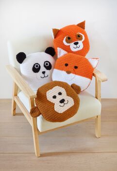 Animal Cushion Covers Crochet Pattern