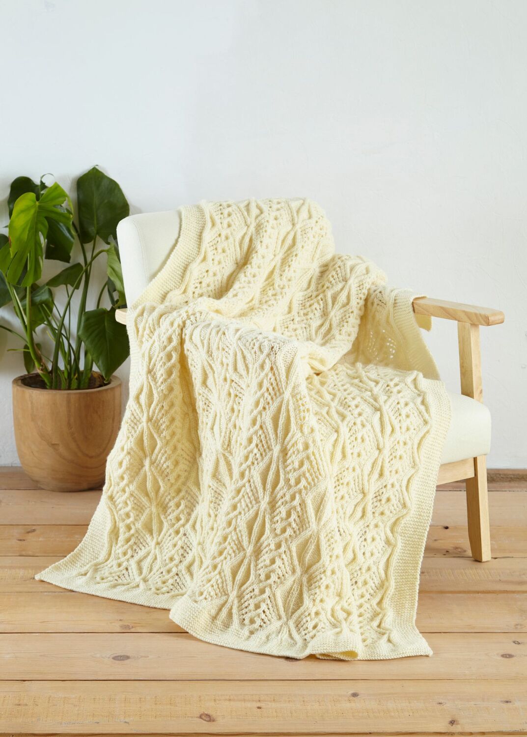 Afghan (3458) Knitting Pattern