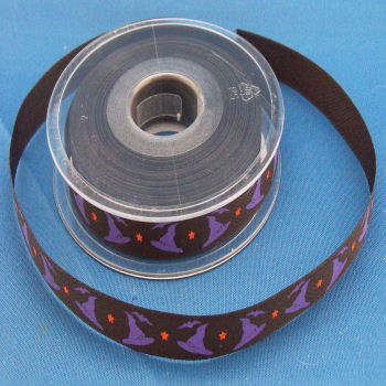 Witches Hats Printed Ribbon