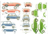 Classic Car SBS Decoupage Sheet