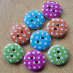 Spotty Buttons Pack of 8