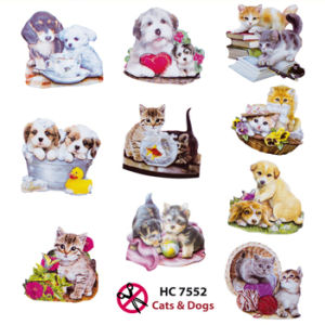 Cats & Dogs Easy 3D Designs