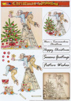 Decorating the Tree Decoupage Sheet
