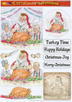 Turkey Time Decoupage Sheet