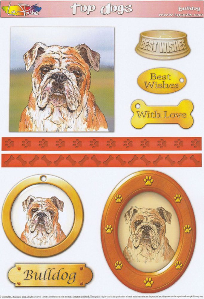 Bulldog Topper Sheet