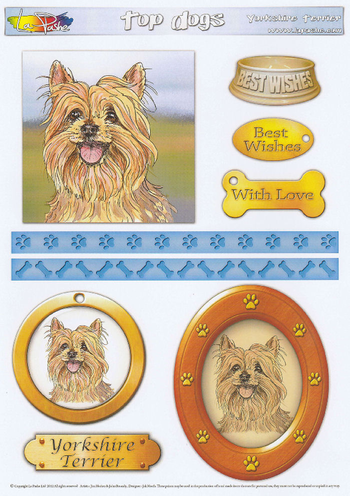 Yorkshire Terrier Topper Sheet