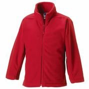Red Fleece Embroidered with School Logo