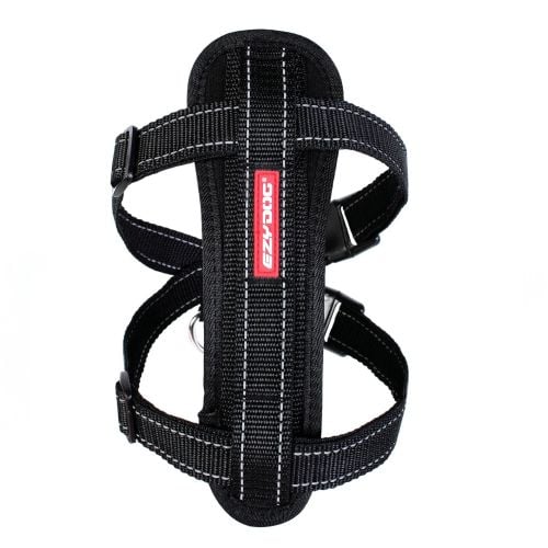 Chest Plate Dog Harness - Black - Medium