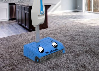 Mr Scrubby on carpet