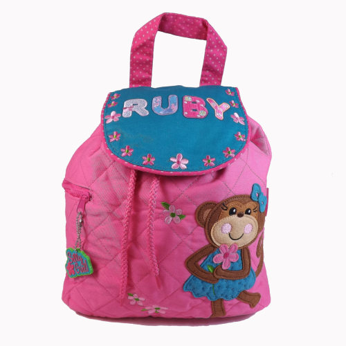 Personalised Child's Backpack Monkey Design