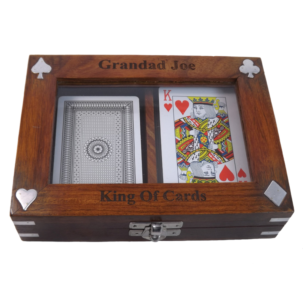 Personalised Playing card Box