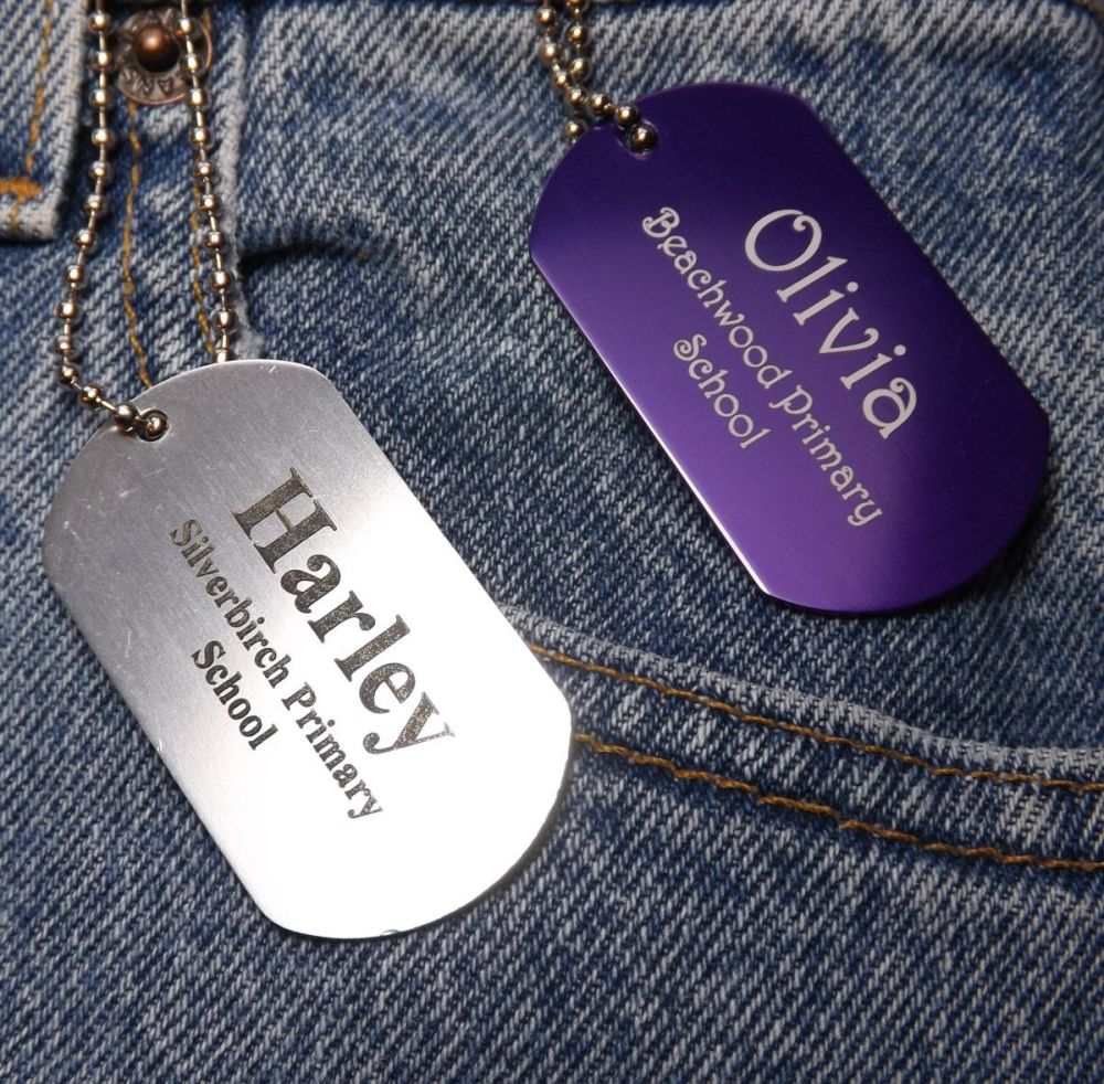 End of Term Special Personalised Id Tags - Great Class Gifts for pupils