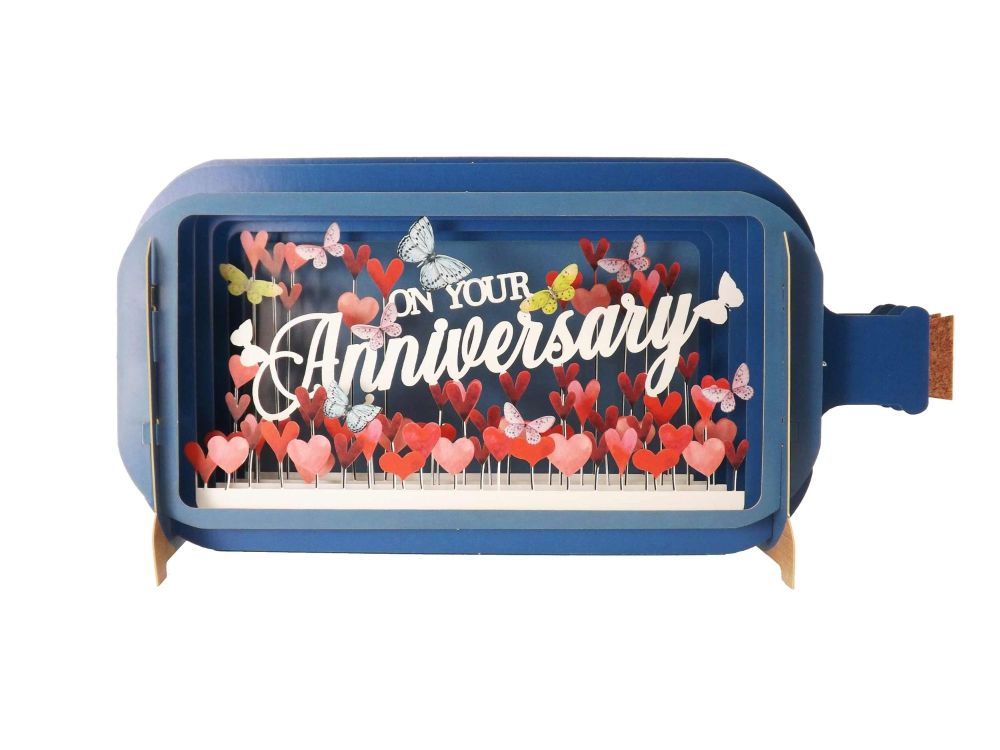 3D Pop Up Anniversary Greetings Card