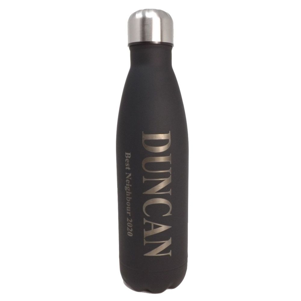 Personalised Stainless-Steel Water Bottle Vacum Insulated